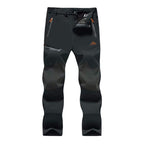 Men's Winter Pants Fleece Lined Ski Snow Pants Water Resistant 4 Zip Pockets Outdoor Work Pants FallFreshness Outdoorfun