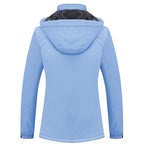 Women's Waterproof Ski Jacket Hooded Fleece Lined Warm Winter Jacket Snow Coat Mountain Windproof Rain Windbreaker FallFreshness Outdoorfun
