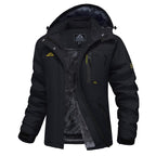 Women's Waterproof Ski Jacket Hooded Fleece Lined Warm Winter Jacket Snow Coat Mountain Windproof Rain Windbreaker FallFreshness Outdoorfun