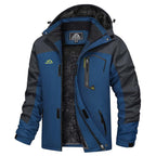 Men's Winter Coats Water Resistant Ski Snow Jacket Warm Fleece Jacket Parka Raincoats With Multi-Pockets FallFreshness Athletic Outerwear Outdoor Sportswear Outdoorfun