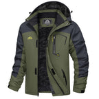 Men's Winter Coats Water Resistant Ski Snow Jacket Warm Fleece Jacket Parka Raincoats With Multi-Pockets FallFreshness Athletic Outerwear Outdoor Sportswear Outdoorfun