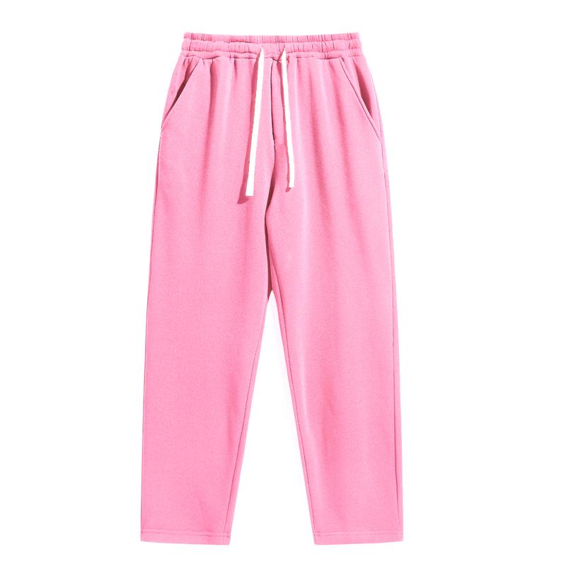 2-Piece Men's Solid Fashion Sweatpants, Versatile Year-Round Wear, Ideal for Autumn and Winter