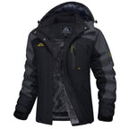 Women's Waterproof Ski Jacket Hooded Fleece Lined Warm Winter Jacket Snow Coat Mountain Windproof Rain Windbreaker FallFreshness Outdoorfun
