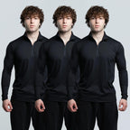 Brushed Nylon Quarter Zip-up