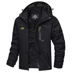 Men's Winter Coats Water Resistant Ski Snow Jacket Warm Fleece Jacket Parka Raincoats With Multi-Pockets FallFreshness Athletic Outerwear Outdoor Sportswear Outdoorfun
